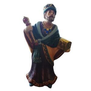 Mercuries 1994 Porcelain Wise Man Nativity Figure 18104 Kirkland Replacement